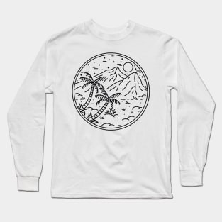 Coconut Tree Long Sleeve T-Shirt